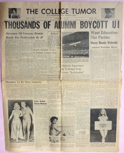 Oct. 17, 1959 "The College Tumor" Humor Newspaper Has Fun For Illini Homecoming