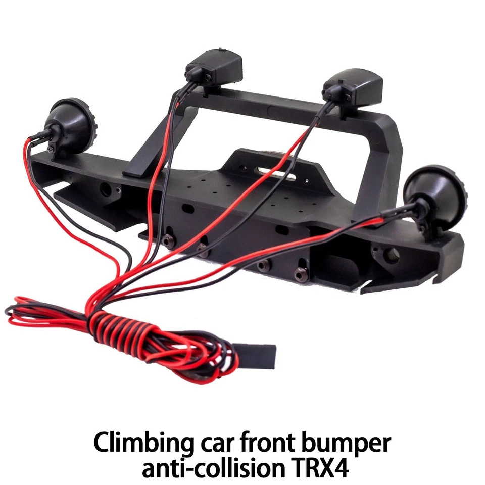 1/10 Metal Front Bumper For TRX4 Axial SCX10 III AX103007 RC Crawler Parts new - Image 3 of 4