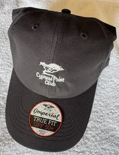Cypress Point Club - NEW - Black Imperial Lightweight Golf Hat