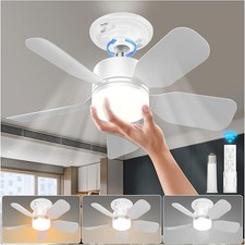 Socket Fan Light Ceiling Fans Lights Remote Control Dimmable LED Ceiling Fan New