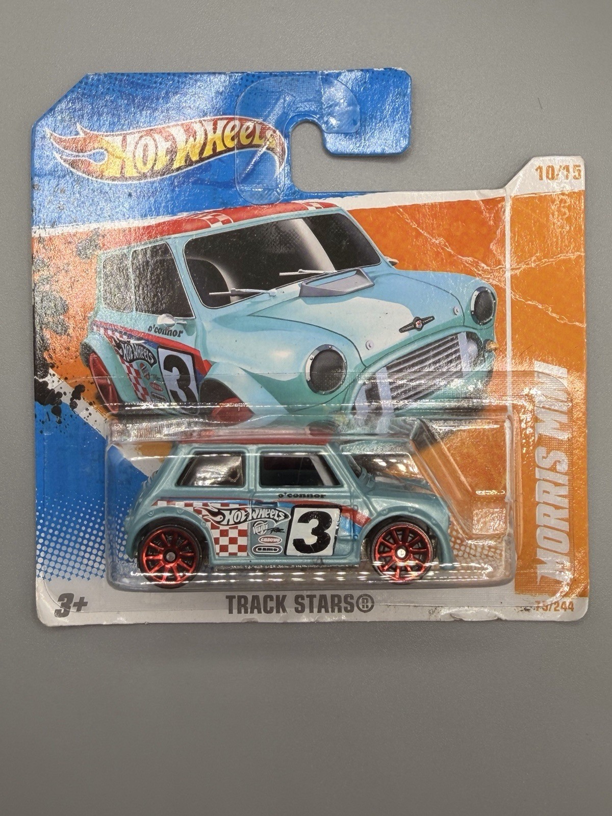 2011 Hot Wheels Track Stars Morris Mini - SHORT CARD