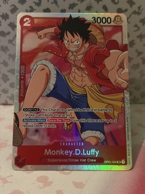 Monkey D. Luffy OP01-024 SR One Piece Romance Dawn English
