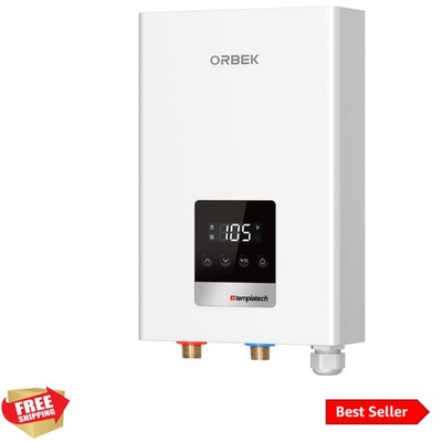 #ad 14kW Certified Tankless Electric Water Heater Instant Hot Water on Demand $349.95