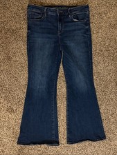 American Eagle low rise Womens Dark Indigo Fl...