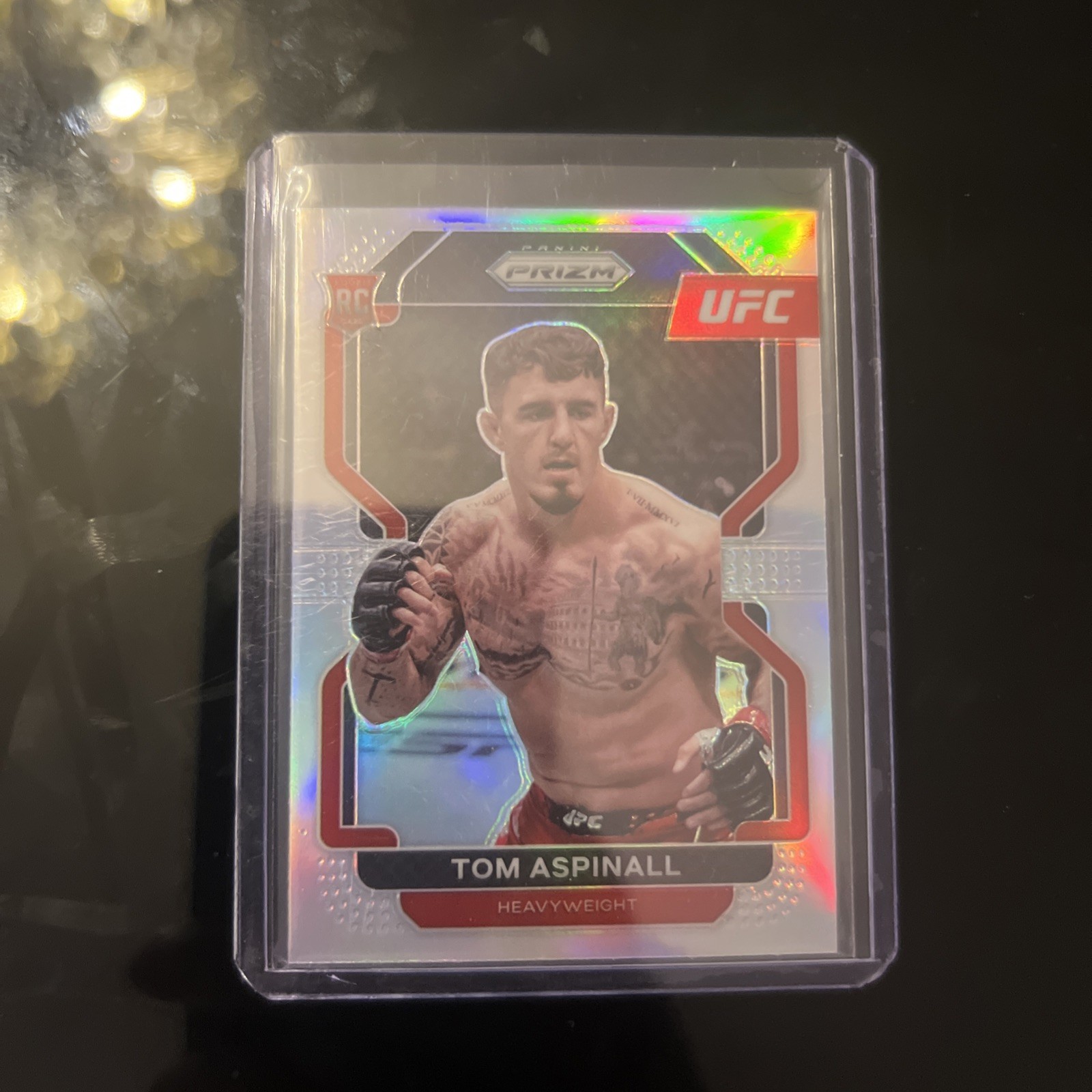 2022 Panini Prizm UFC - Tom Aspinall #134 Silver Prizm (RC)