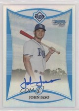 2008 Bowman Chrome Prospects Prospect Refractor /500 John Jaso #BCP264 Auto i6j