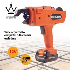 12V 8-34mm Auto Rebar Tier Tying Machine Construction Iron Wire Binding Machine