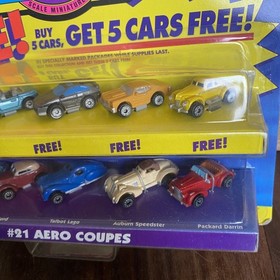 Micro Machines #21 Aero Coupes Collection w/ 5 Bonus Cars 65080 Galoob 1997 Vtg