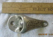 VINTAGE STARR WALL MOUNTED COCA-COLA BOTTLE OPENER; DATED APRIL 21, 1925