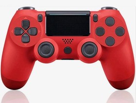 Wireless Controller, Bluetooth Game Pad For Playstation 4 Ps4 Red