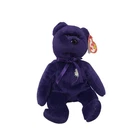 Ty Beanie Baby Princess Diana Memorial Bear Purple Plush White Rose 1997 Vintage