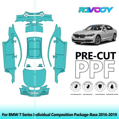 Paint Protection PPF For BMW 7 Series Composition Package-Base 2016-2019
