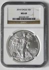 2016 American Silver Eagle - NGC MS69 - Brown Label !!