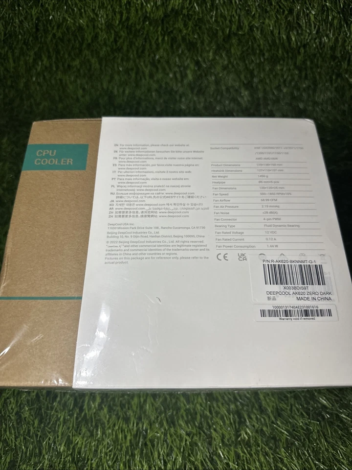 DeepCool AK620 Zero Dark High-Performance CPU Cooler Dual-Tower Air Cooled QUIET - Image 2 of 4