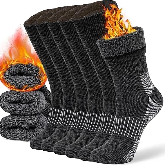 COZIA Merino Wool Socks for Men & Women – Warm, Cozy, Thermal Winter Casual Sock