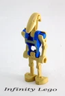 LEGO Pilot Battle Droid w/ Blue Torso Minifigure Star Wars Battle of Naboo 7929