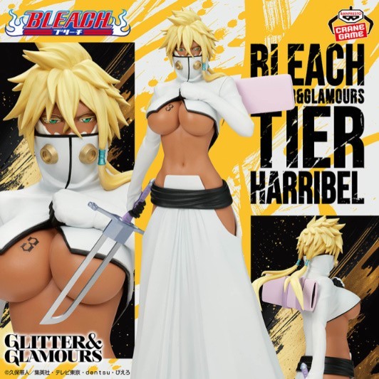 Figura BLEACH Nivel Harribel GLITTER&GLAMOURS Banpresto Japón Oficial Nueva
