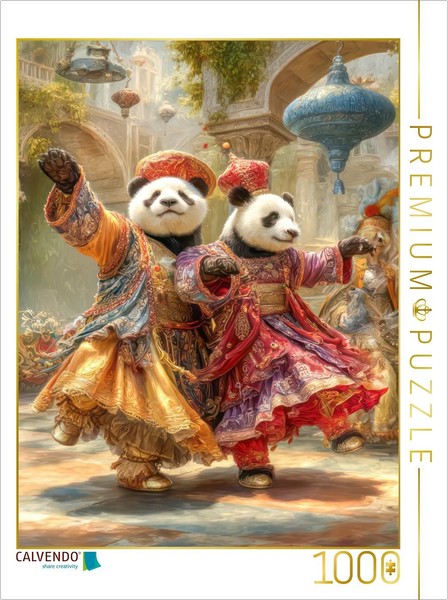 Calvendo Puzzle Panda | 1000 Teile Lege-GrößE 64X48Cm Foto-Puzzle FüR GlüCkliche-image
