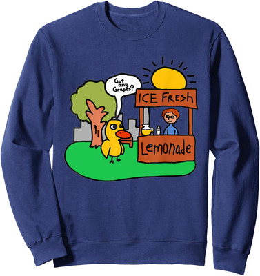 Ice Fresh Lemonade Got Any Grapes Duck Funny Gift Unisex Crewneck Sweatshirt