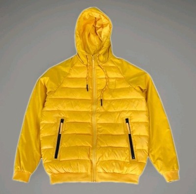 Cookies x Men's Carpe Diem Quilted Puffer Jacket Yellow Size Large New With Tags