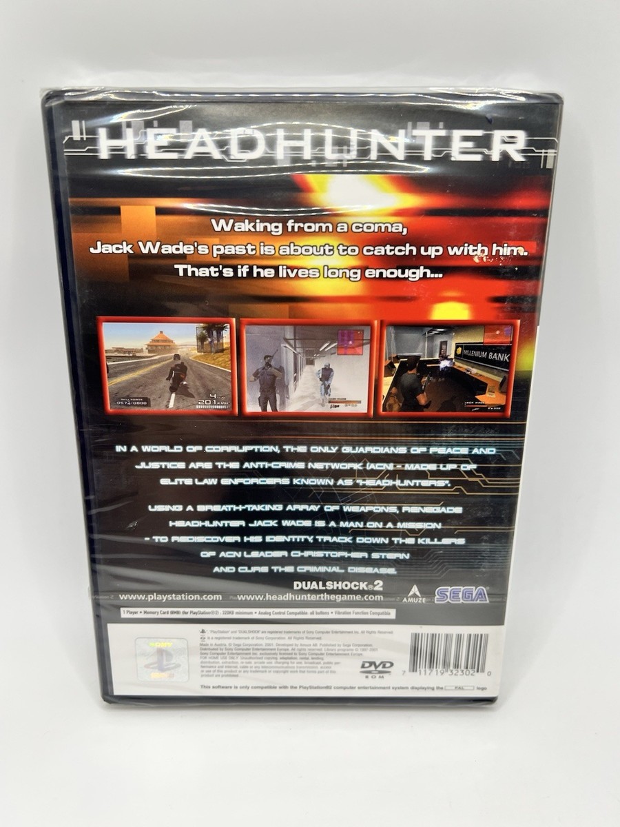 Sony PlayStation 2 Ps2 Headhunter Sega Video Game for sale online
