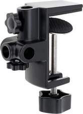 RTNLIT Desk Lamp Clamp, 1/2 inches 4 Hole Metal Table Mounting Black 