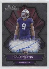 2021 Wild Card Alumination Joe Tryon-Shoyinka Joe Tryon Rookie Auto RC 06on. rookie card picture
