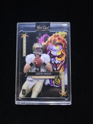2025 Wild Card Jokers Wild Multi-Sport God Brick Drew Brees 1/1