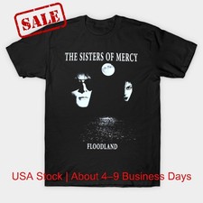 The Sisters Of Mercy Floodland Short Sleeve Adult Cotton Shirt S-4XL