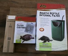 Zilla Reptile Interal Filter 40 Gallon and Heater Comb for Reptiles