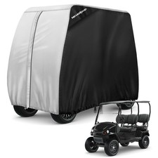 NEVERLAND Golf Cart Cover 4 Passenger - Outdoor Waterprood Golf Cart Covers, 420