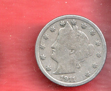 USA 5 CENTS 1911