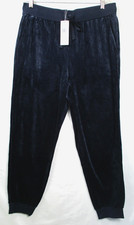 -NWT Eileen Fisher Ink Ankle Track Pant Cozy Velour Knit Size M