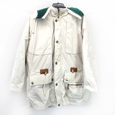 London Fog Milk White Men's Coat Jacket Parka Down Fill Utility Regular XL