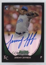 2011 Bowman Chrome Refractor Rookie Auto 173/500 Jeremy Jeffress #195 Auto 0o48