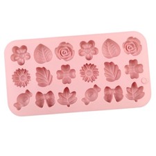 Kid Friendly Silicone Flower Molds for Homemade Chocolate Candy Decorations