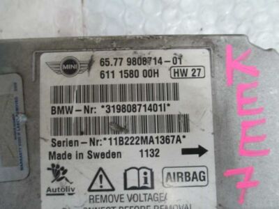 Bag Control Module Fits 11-14 CLUBMAN 65.77-9808714 65779808714 | eBay