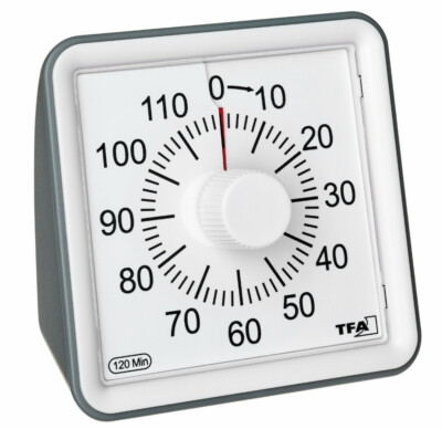 Timer Visual TFA 38.2043.10 Kurzzeitmesser 120 Minuten Kurzzeitwecker leise