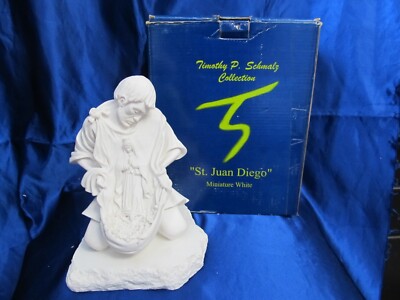 White Colored ''St. Juan Diego'' Miniature Sculpture by Timothy Schmalz