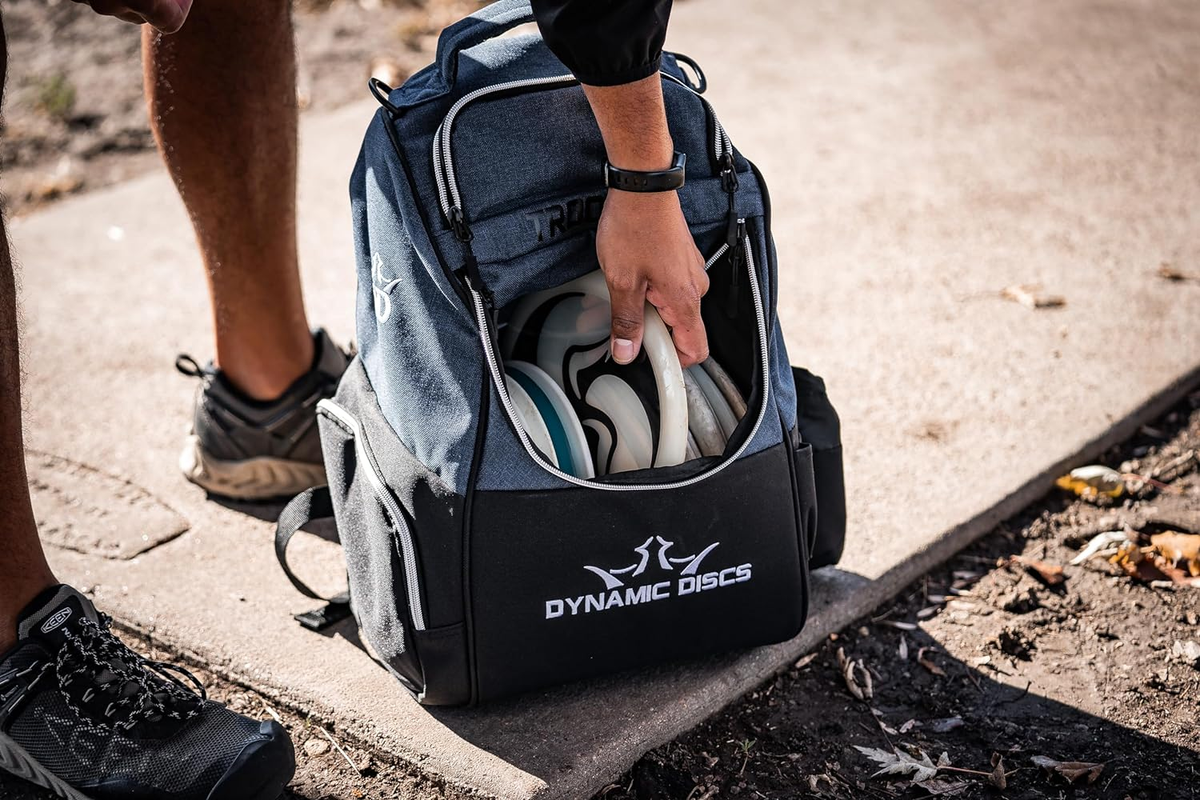 Discs Trooper Disc Golf Backpack | Frisbee Disc Golf Bag with 18+ Disc Capacity Trooper Disc Golf Bag | Large Frisbee Bags with 18+ Discs  main image 4