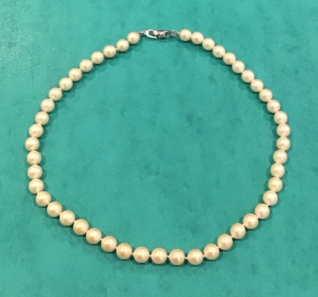 Collier vintage Christian Dior bijoux fantaisie fausse perle