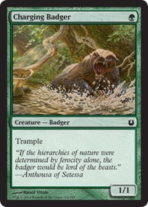 Charging Badger x4 - Born of the Gods - NM-Mint, English - Born of the Gods