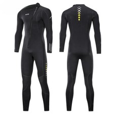 Men and Women Full Wetsuit Front Zipper Snorkeling Scuba Diving Swimming New