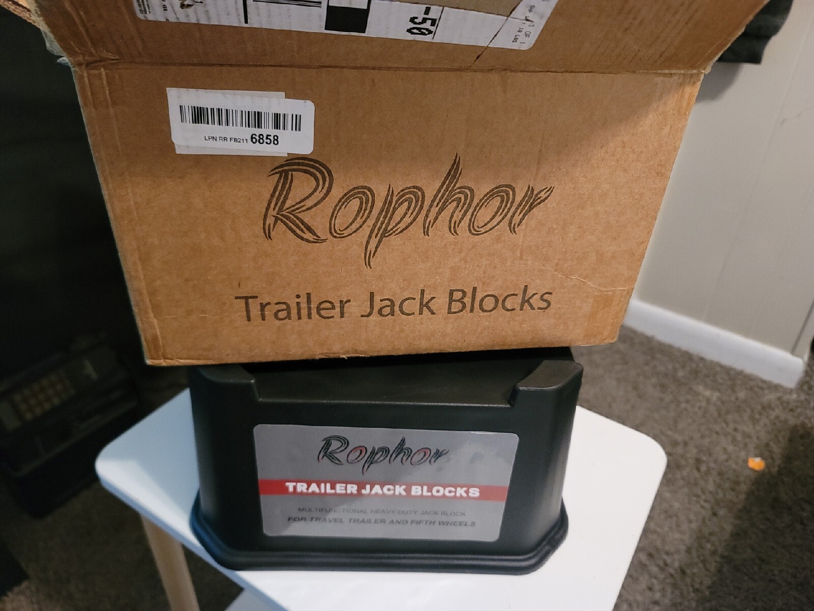 Rophor Trailer Jack Block Up to 15000 lbs RV Camper Travel Trailer 5th