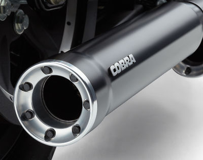 Cobra 3'' Slip-on RPT Black Muffler Harley HD FLSTN Heritage Softail Special 2008