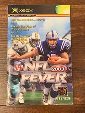 NFL Fever 2003 03 Football XBOX Instruction Manual Only