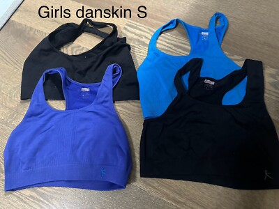 DANSKIN NOW GIRL'S BRA TOP PACK SIZE SMALL