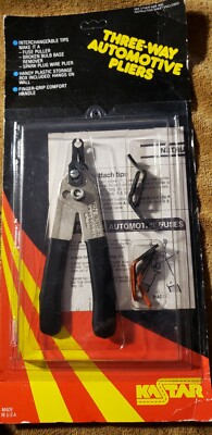 KASTAR VINTAGE 3 WAY AUTOMOTIVE PLIERS USA NOS