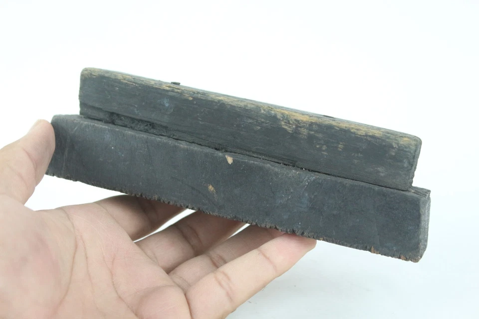 Antiguo sello de impresión de madera tallado a mano | Diseño textil intrincado, artesanía hágalo usted mismo  Foto 3 de 4