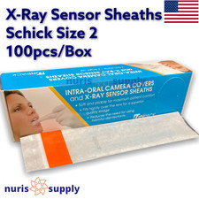 Digital X-ray Sensor Sheath Schick Size 2 Latex-Free 100pcs/Box 